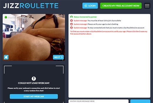 Webcam sex roulette